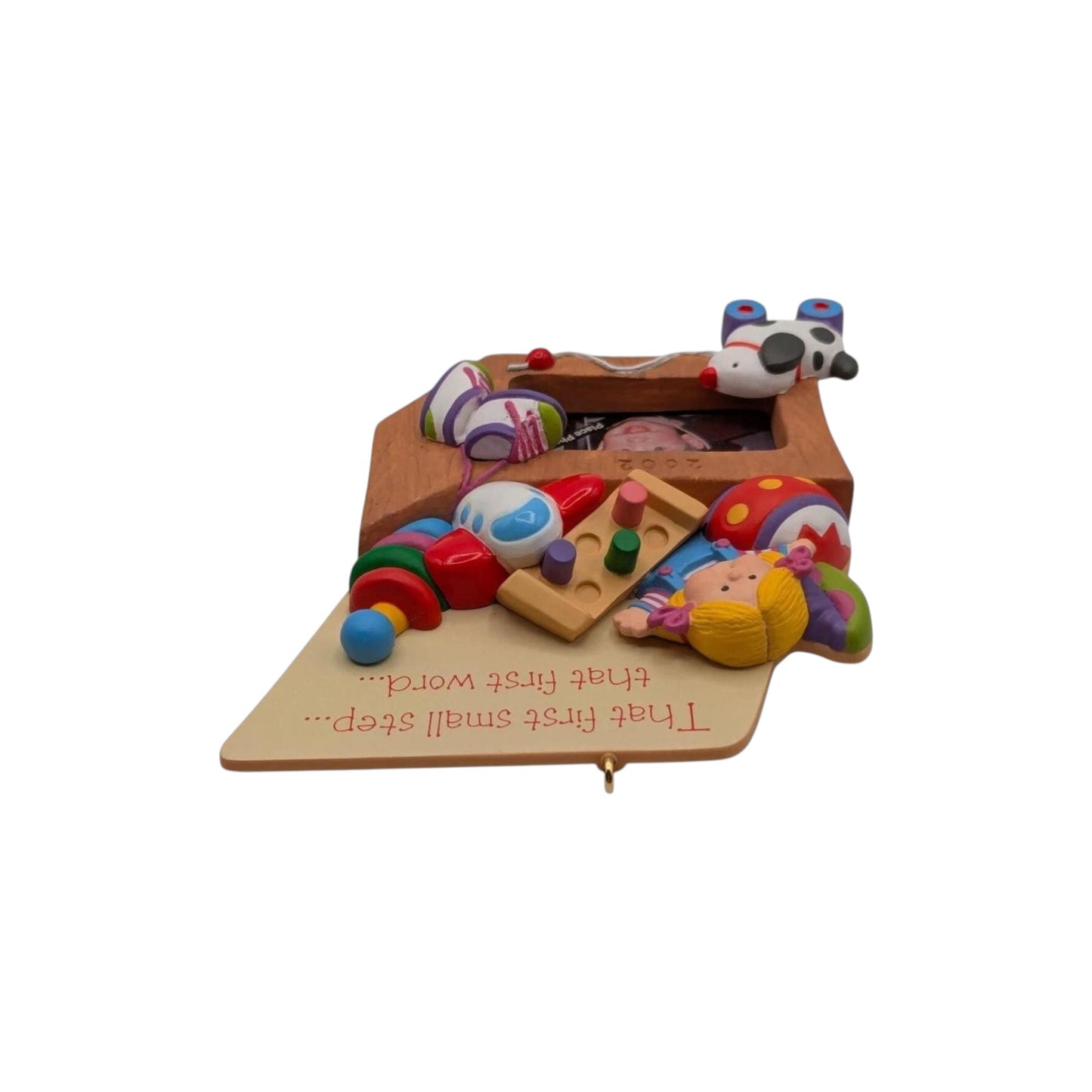 2002 Toddler Photo Holder Hallmark Ornament (Photo Holder) QX2856 Image4