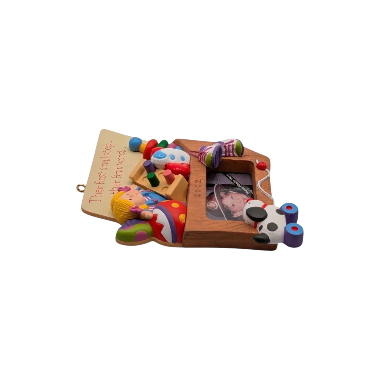 2002 Toddler Photo Holder Hallmark Ornament (Photo Holder) QX2856 Image5