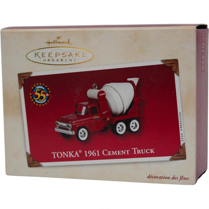 2002 Tonka 1961 Cement Truck Hallmark Ornament (Tonka) QX8233