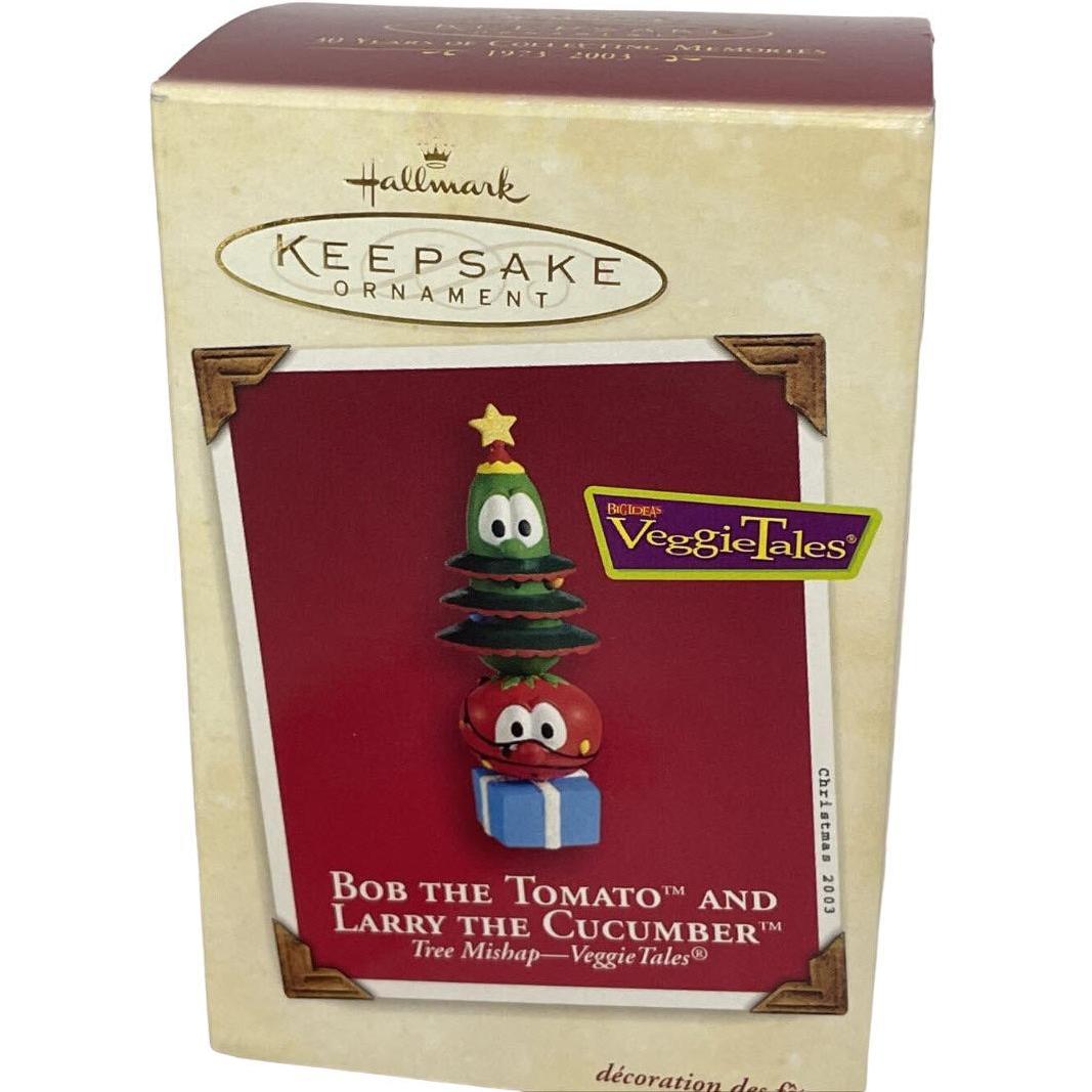 2002 Tree Mishap Hallmark Ornament (VeggieTales) QXI4337