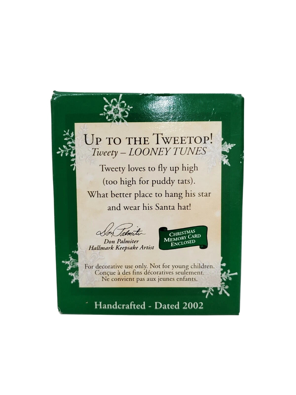 2002 Up to the Tweetop - Tweety Hallmark Ornament (Looney Tunes) QXM4396