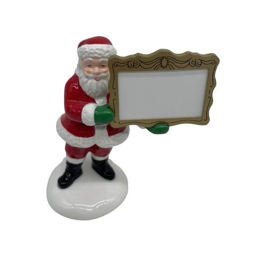 2002 Village Santa Sign Village Accessories Series — Department 56 53051 Image1