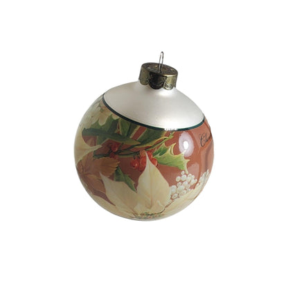 2002 White Poinsettia Hallmark Ornament (Ball) QX2953 Image4
