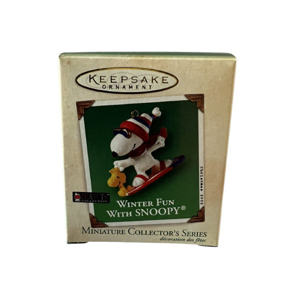 2002 Winter Fun with Snoopy Hallmark Ornament (Winter Fun with Snoopy) QXM4343