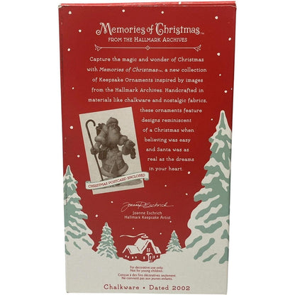 2002 Yuletide Santa Hallmark Ornament (Memories of Christmas) QP1403