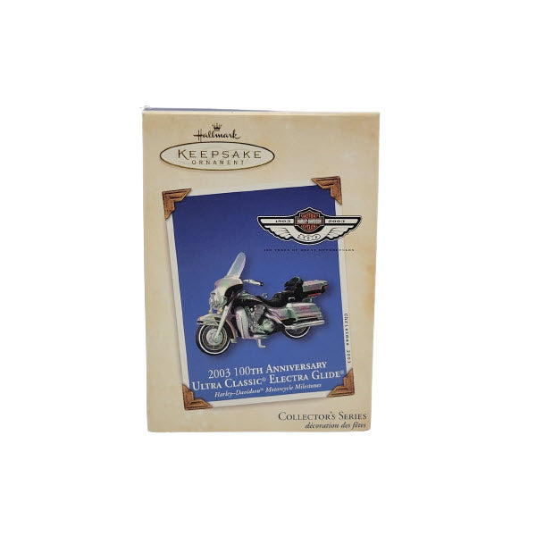 2003 100th Anniversary Ultra Classic Electra Glide Hallmark Ornament (Harley-Davidson) QX8169
