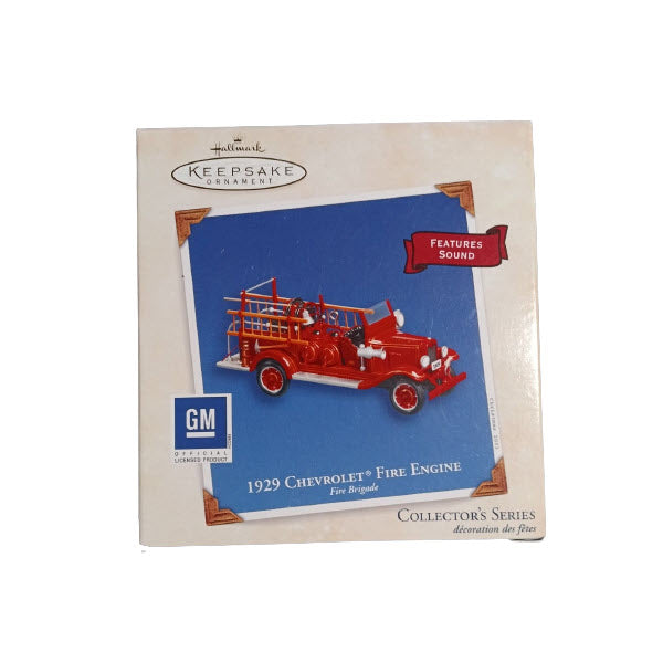 2003 1929 Chevrolet Fire Engine Hallmark Ornament (Fire Brigade) QX8449