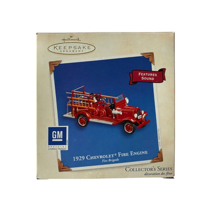 2003 1929 Chevrolet Fire Engine Hallmark Ornament (Fire Brigade) QX8449 Image2