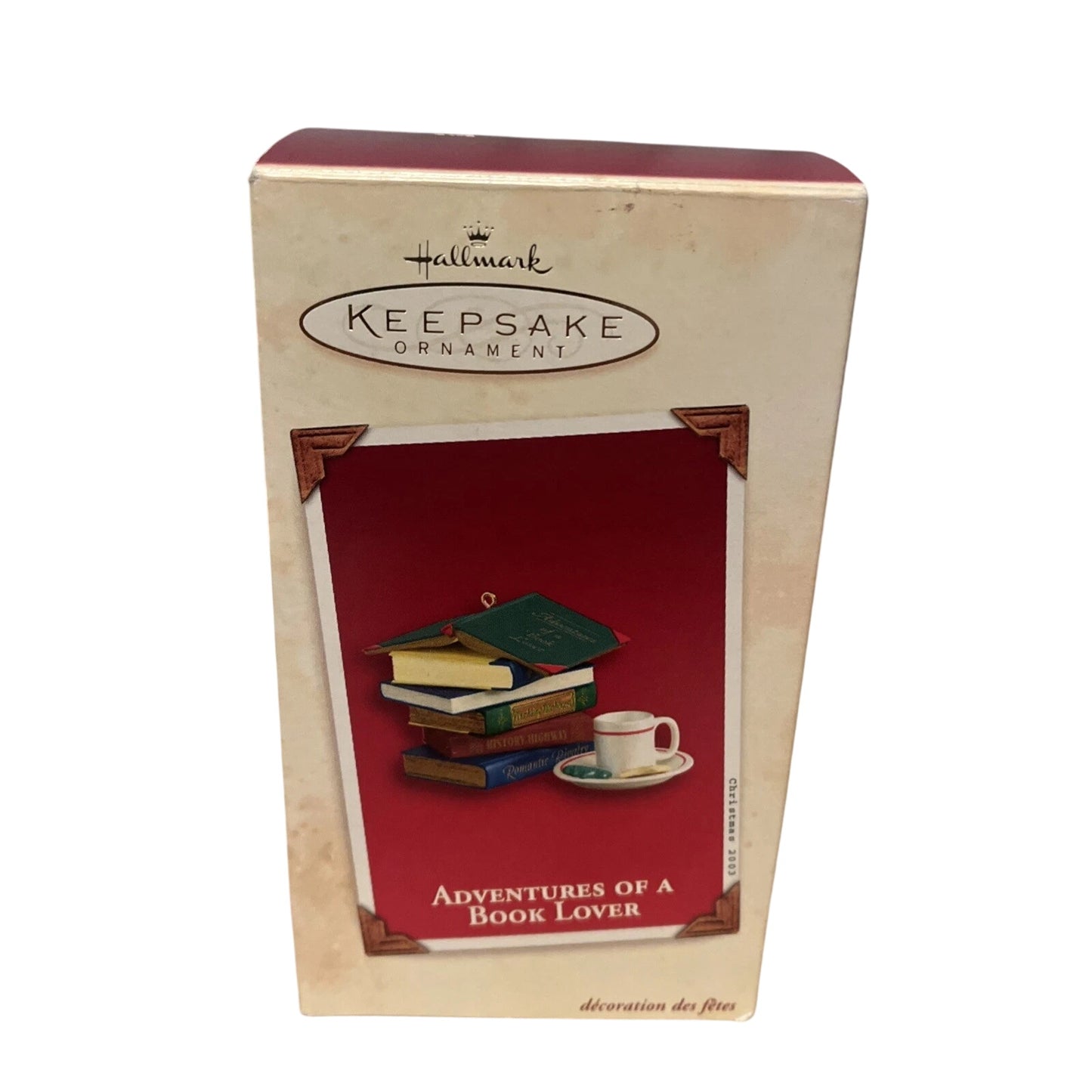 2003 Adventures of A Book Lover Hallmark Ornament (Book) QXG8589