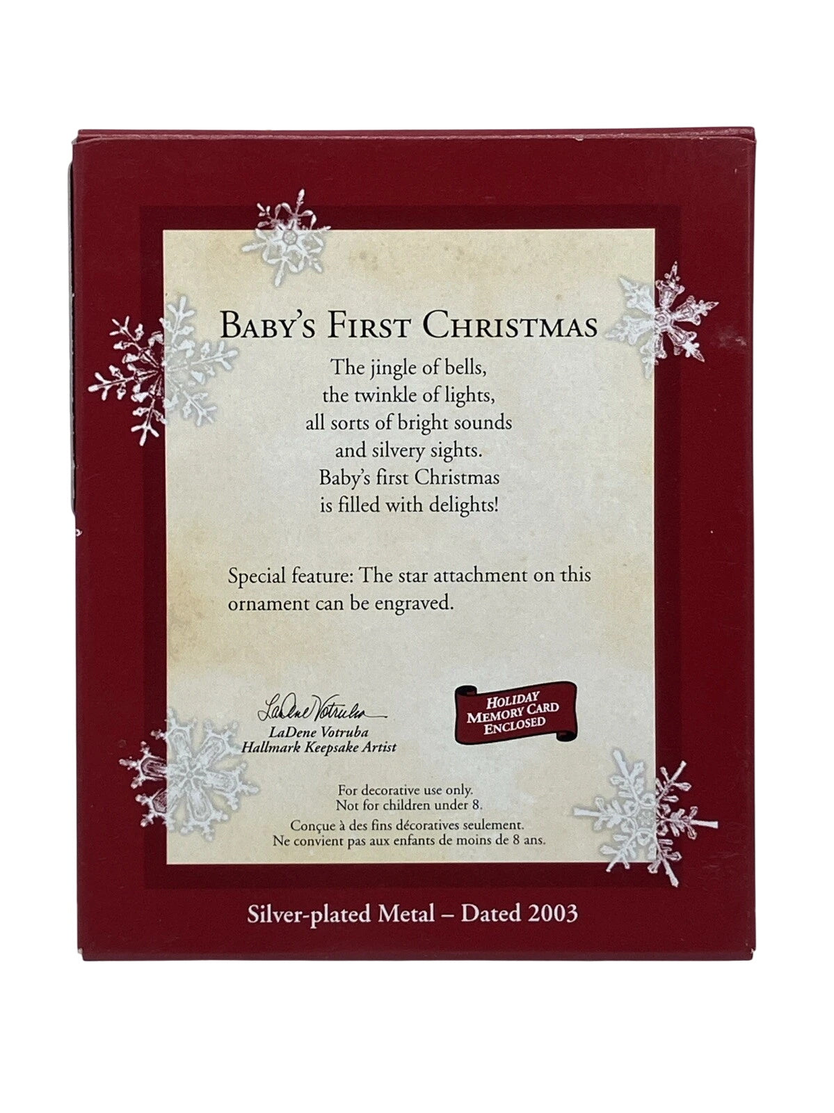 2003 Baby's First Christmas(Baby's First Christmas) QXG8729
