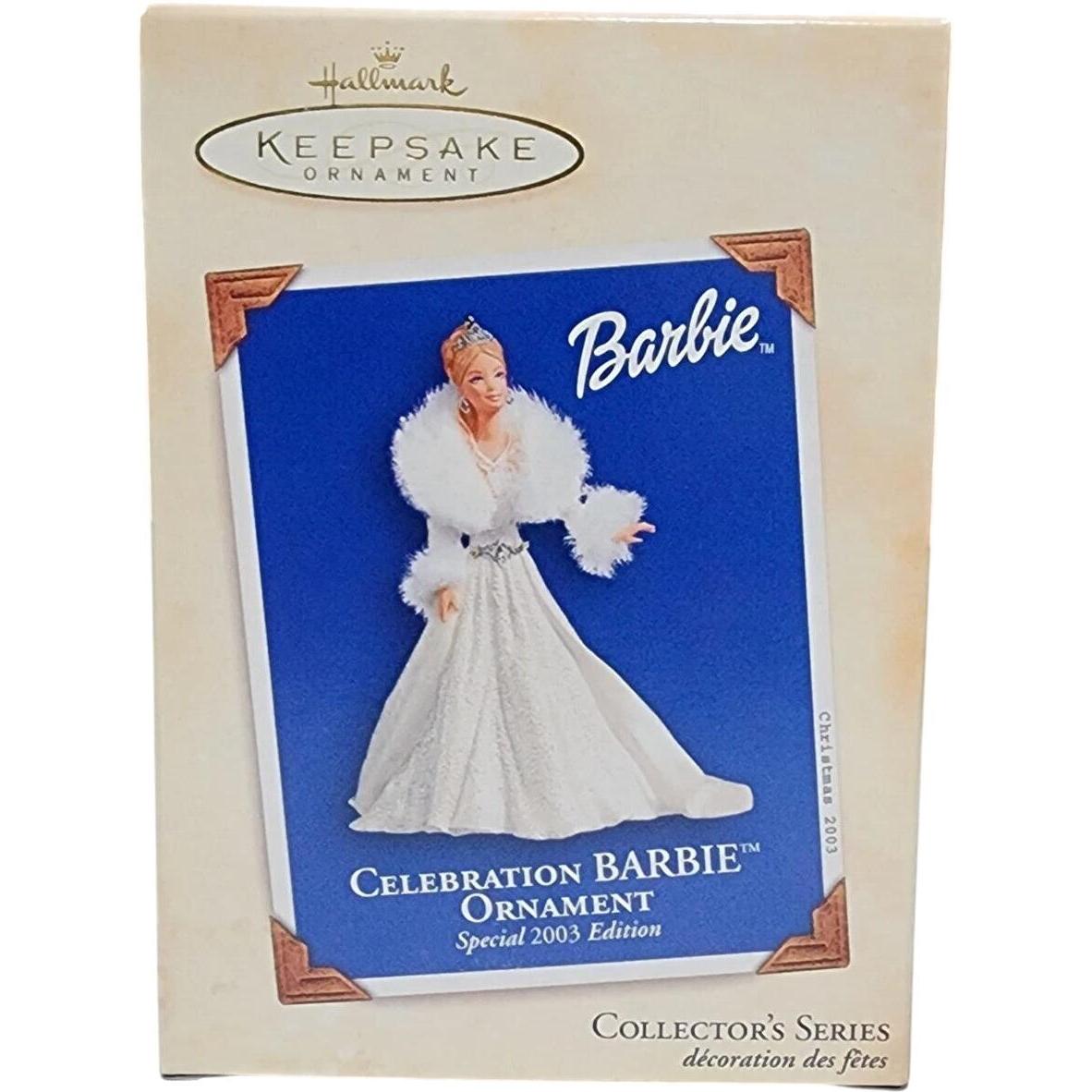 2003 Celebration Barbie Hallmark Ornament (Celebration Barbie) African American Special Edition QXI4357