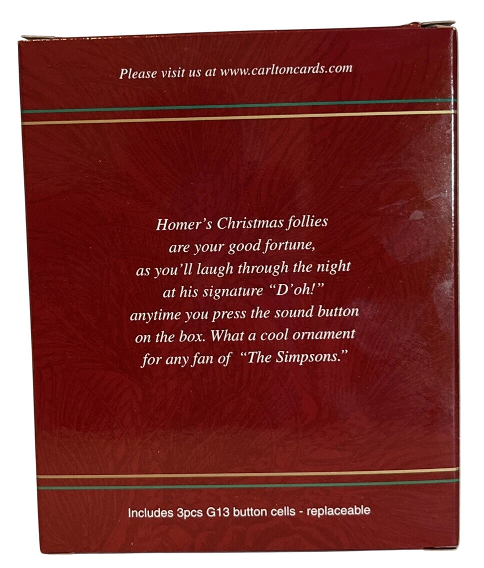 2003 Fa-la-la-la-D'oh! Carlton Cards Ornaments (The Simpsons) CXOR-119J