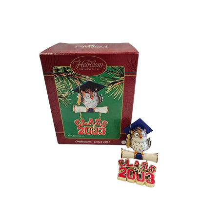 2003 Graduation Owl Carlton Cards Ornaments (Bird) CXOR-015G