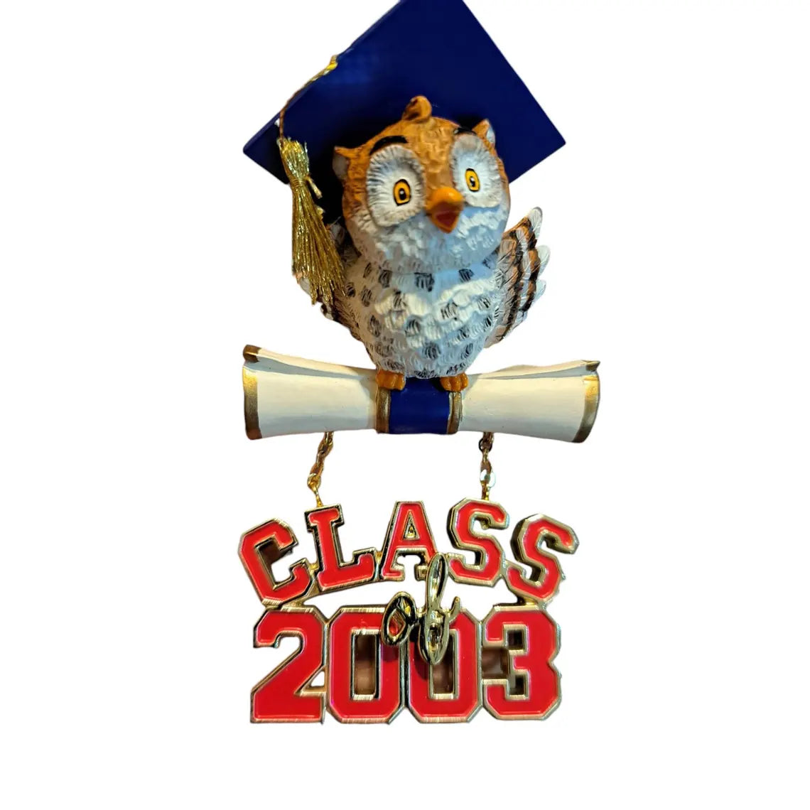 2003 Graduation Owl Carlton Cards Ornaments (Bird) CXOR-015G