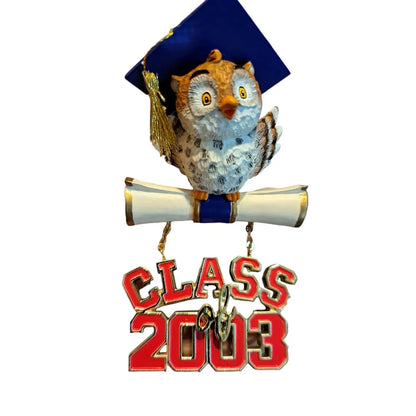 2003 Graduation Owl Carlton Cards Ornaments (Bird) CXOR-015G