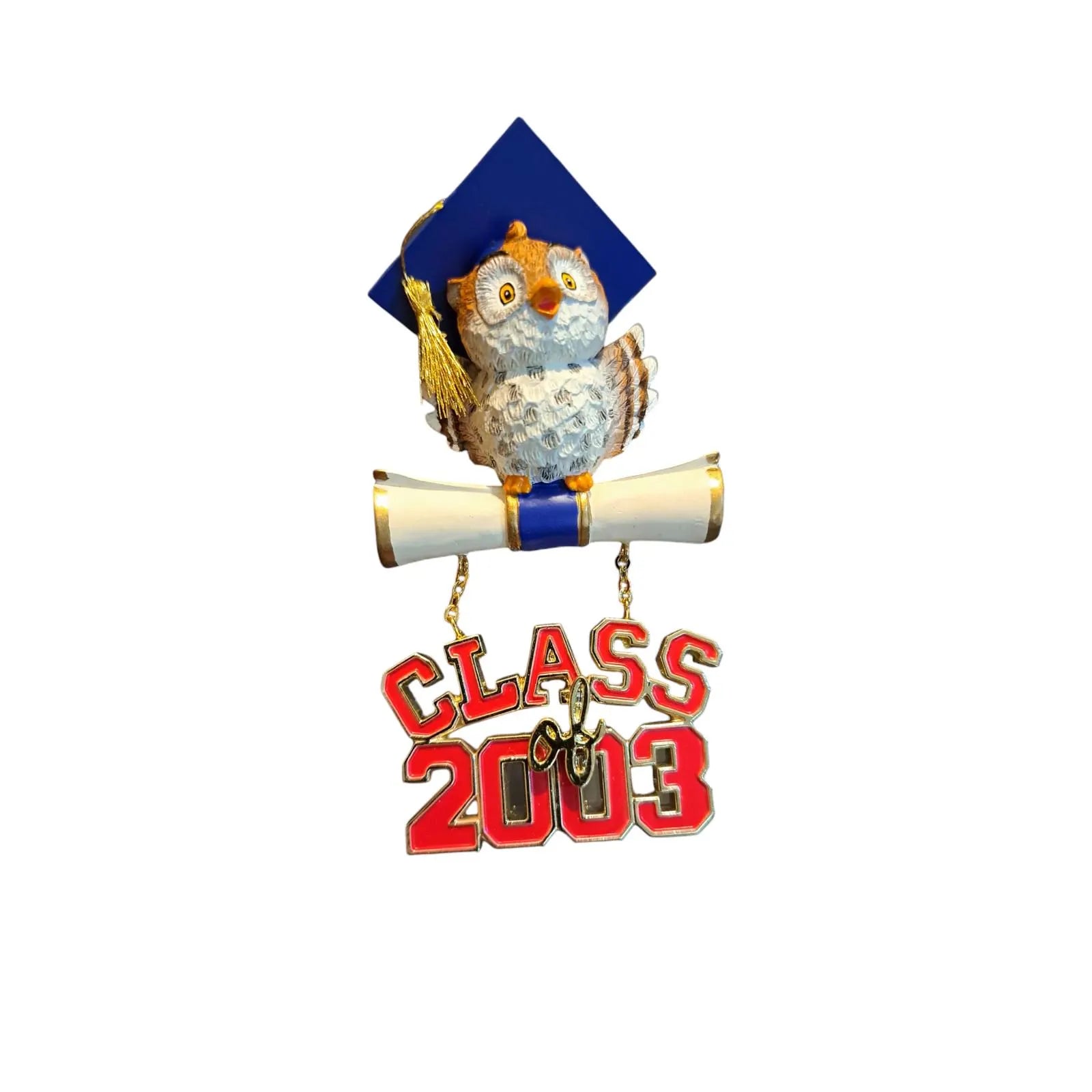 2003 Graduation Owl Carlton Cards Ornaments (Bird) CXOR-015G