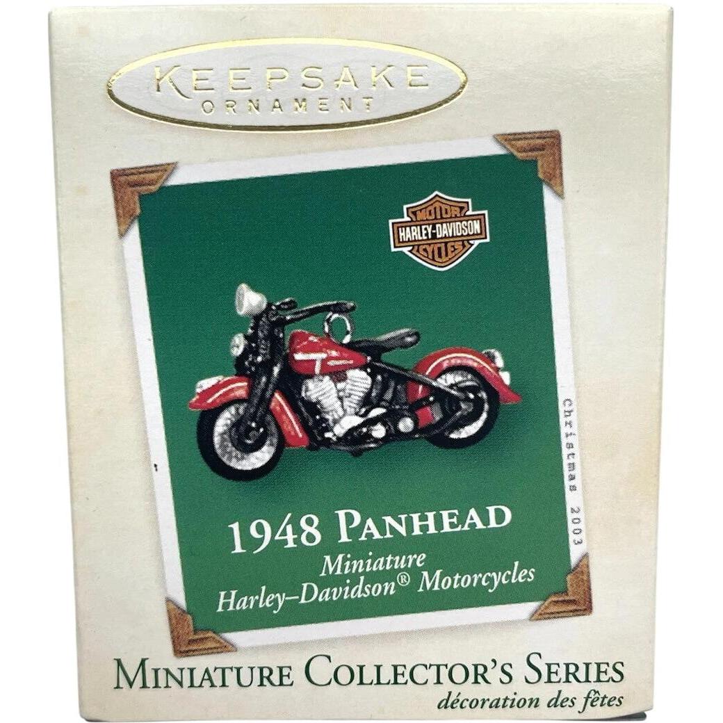 2003 Hallmark Ornament (1948) Panhead Hallmark Ornament (Harley-Davidson) QXM4879