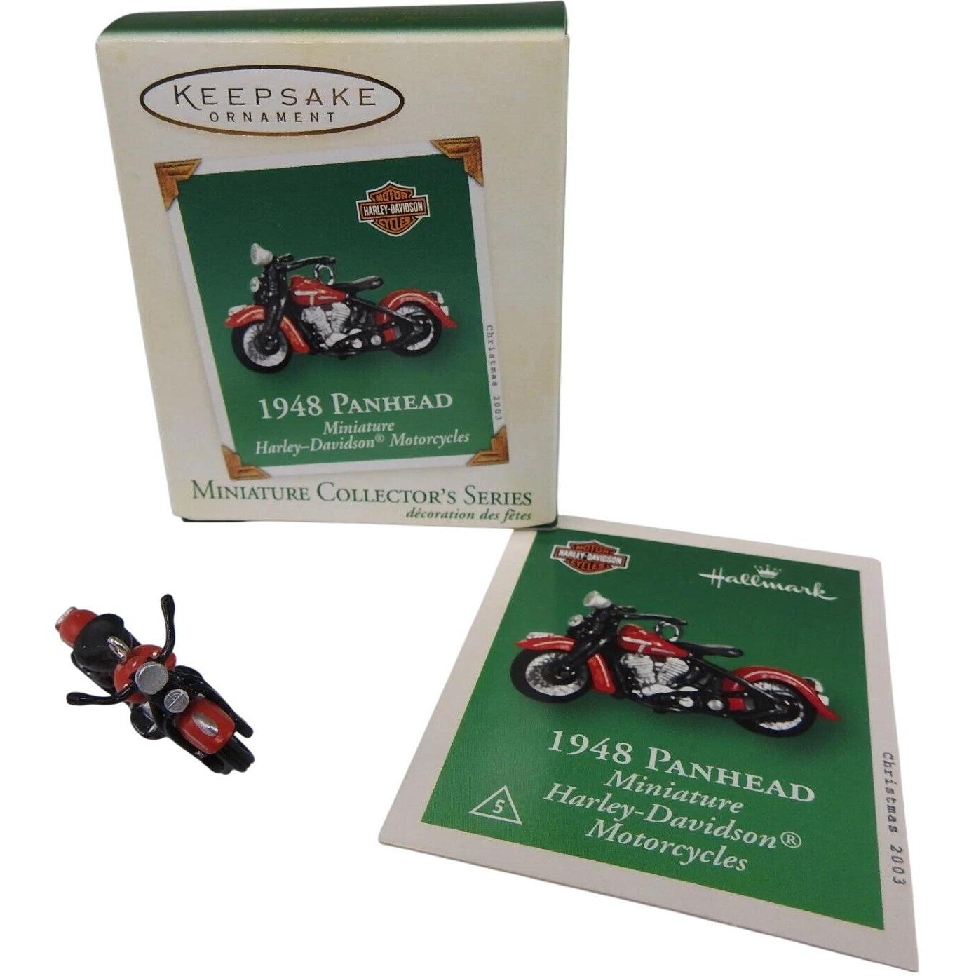 2003 Hallmark Ornament (1948) Panhead Hallmark Ornament (Harley-Davidson) QXM4879