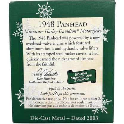 2003 Hallmark Ornament (1948) Panhead Hallmark Ornament (Harley-Davidson) QXM4879