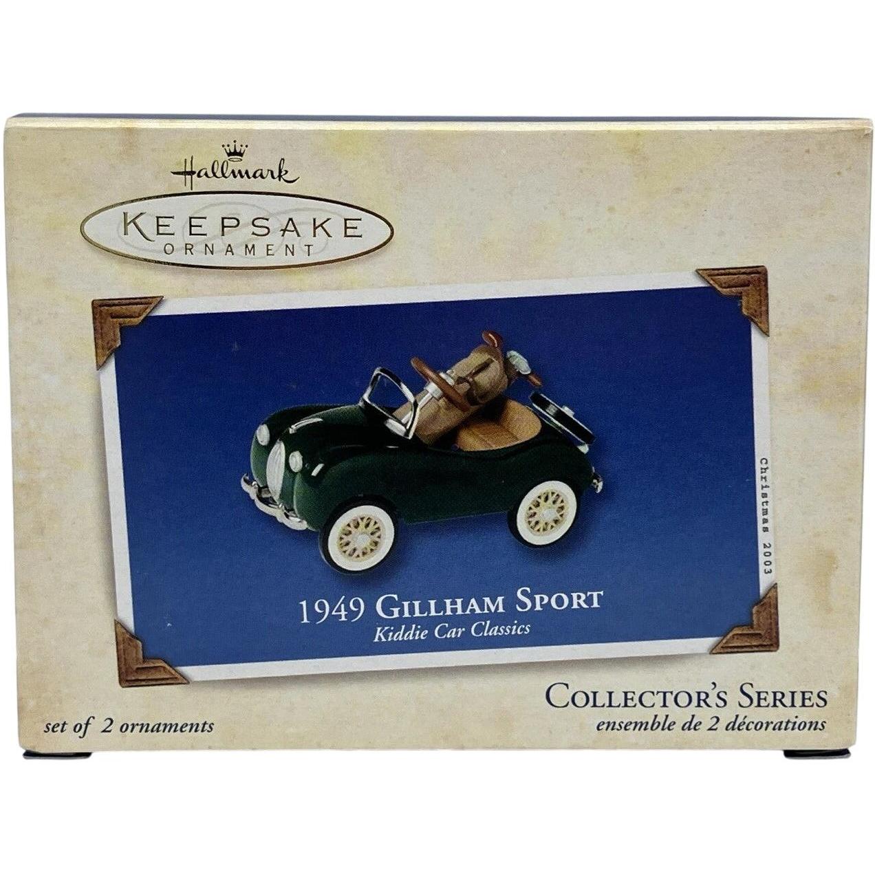 2003 Hallmark Ornament (1949) Gillham Sport Hallmark Ornament (Kiddie Car Classics) QX8139