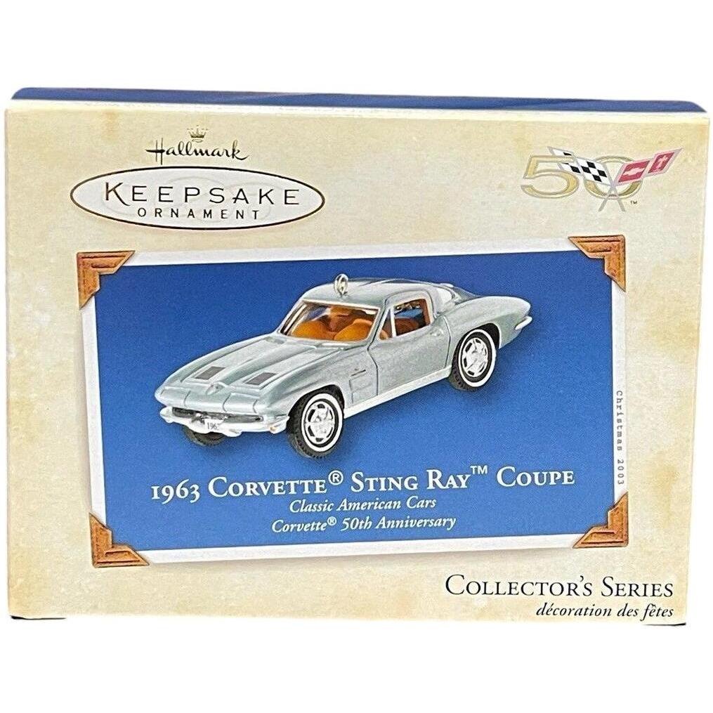 2003 Hallmark Ornament (1963) Corvette Sting Ray Coupe Hallmark Ornament (Classic American Cars) QX8129