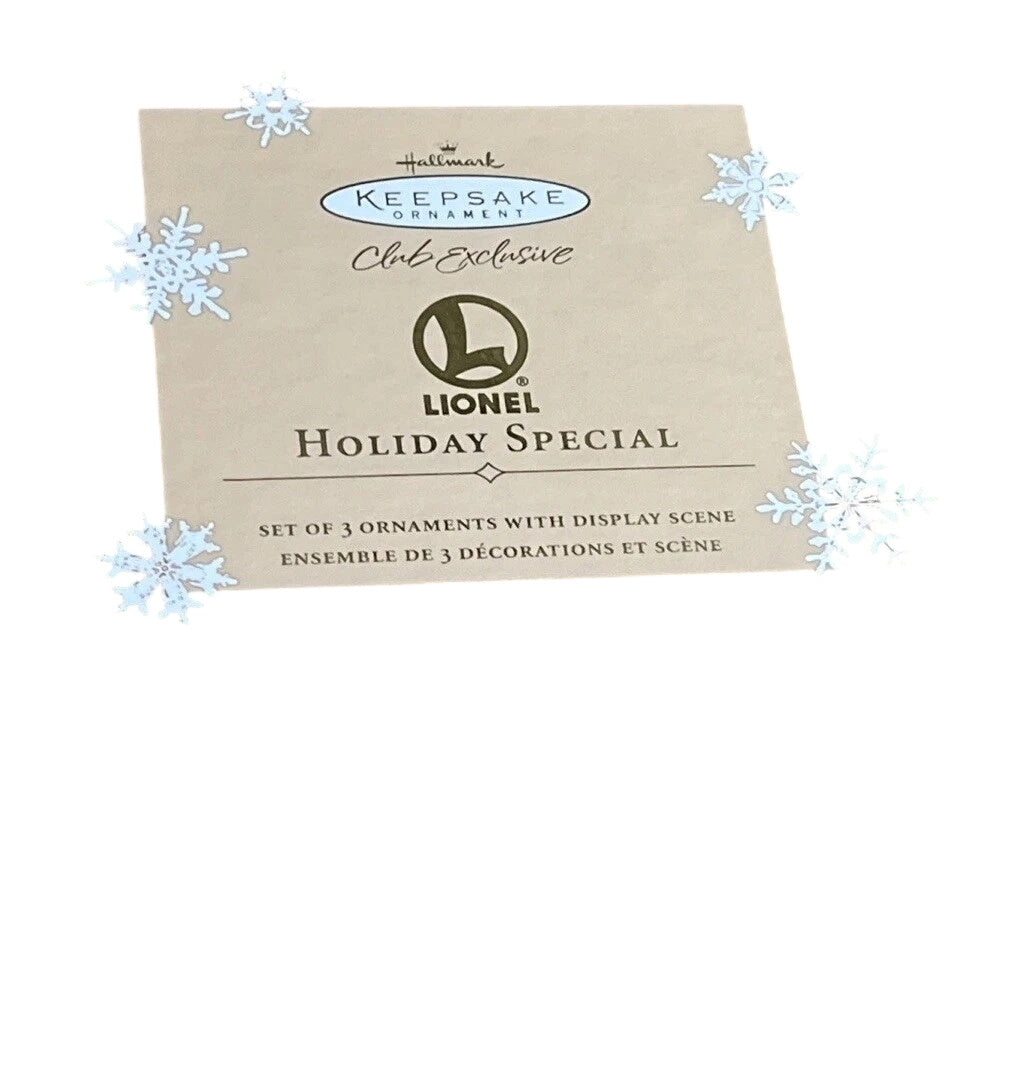 2003 Holiday Special Hallmark Ornament (Lionel) QXC4587