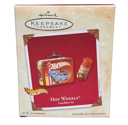 2003 Hot Wheels Lunch Box Set Hallmark Ornament (Hot Wheels) QXI8427