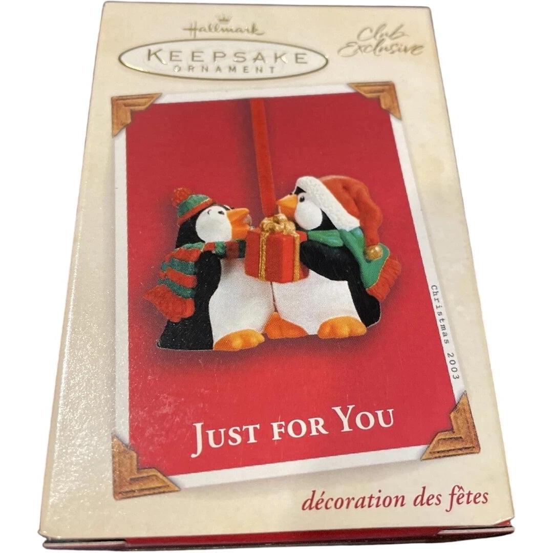 2003 Just for You Hallmark Ornament (Penguin Pal) QXC4567