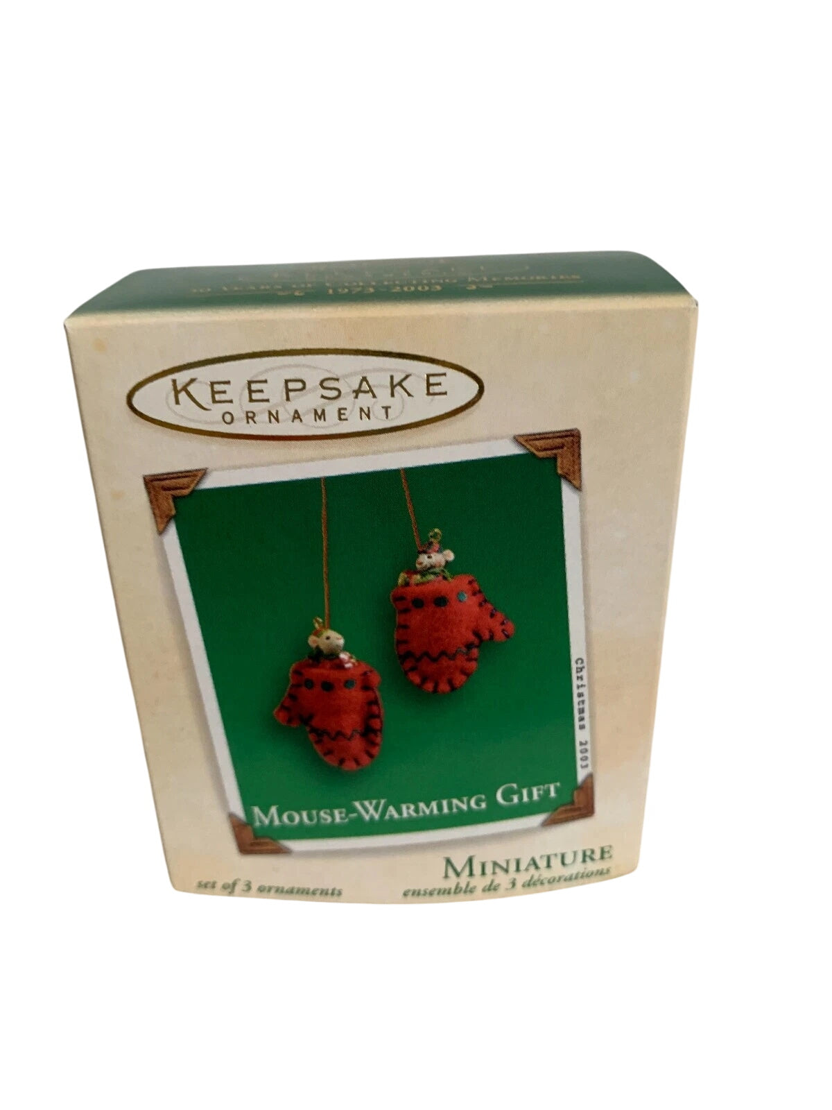 2003 Mouse-Warming Gift Hallmark Ornament (Mittens) QXM4999