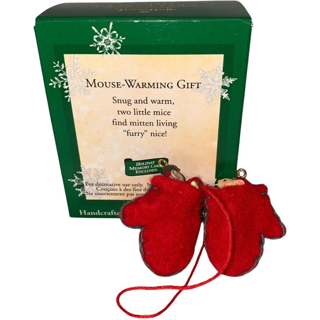 2003 Mouse-Warming Gift Hallmark Ornament (Mittens) QXM4999