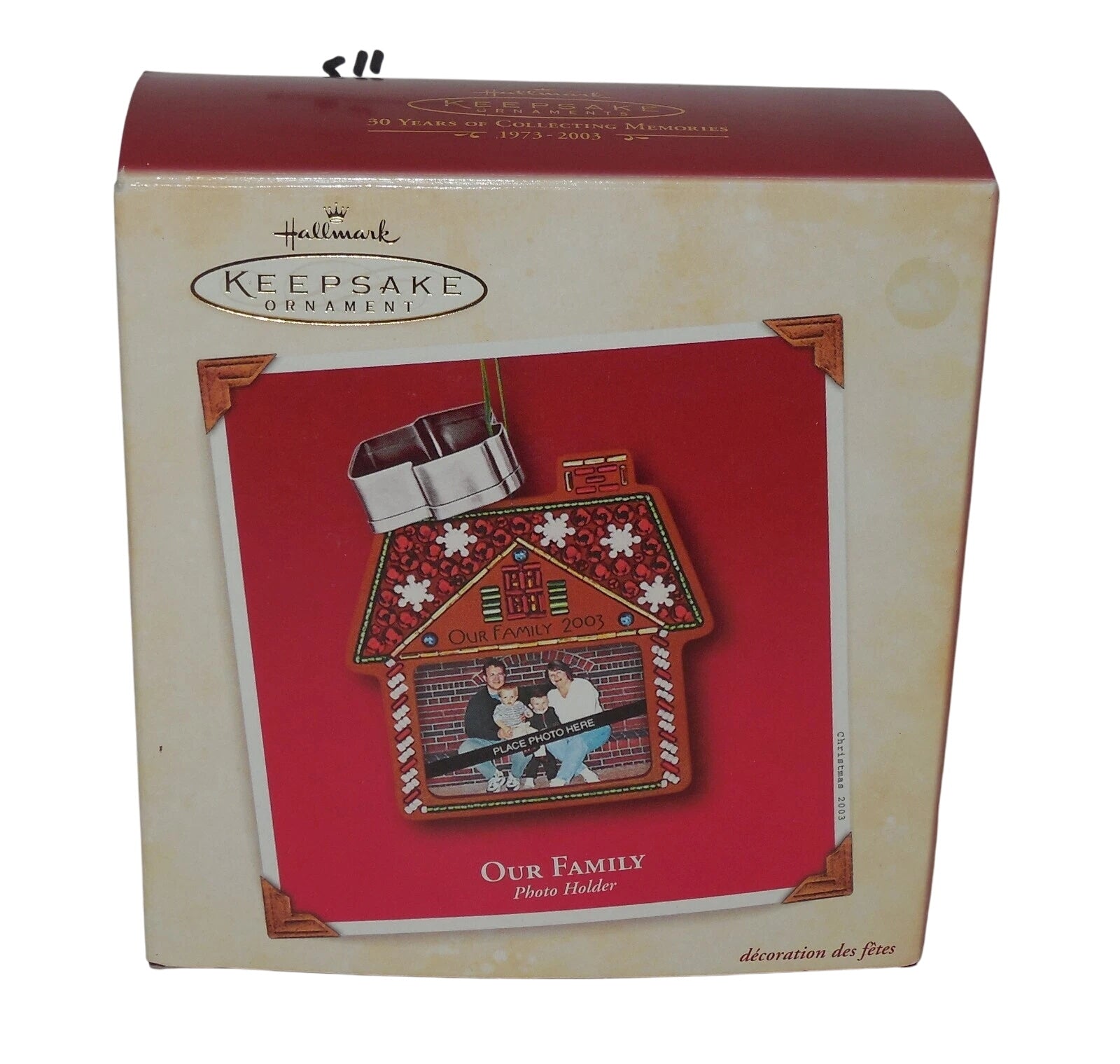 2003 Our Family Hallmark Ornament (Photo Holder) QXG8947