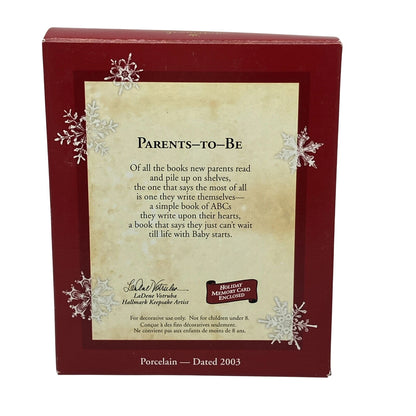 2003 Parents-To-Be Hallmark Ornament (Books) QXG2469