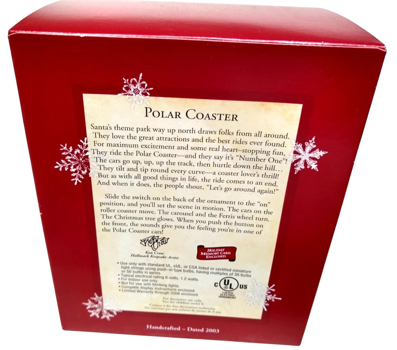 2003 Polar Coaster Hallmark Ornament (Polar Coaster) QLX7459