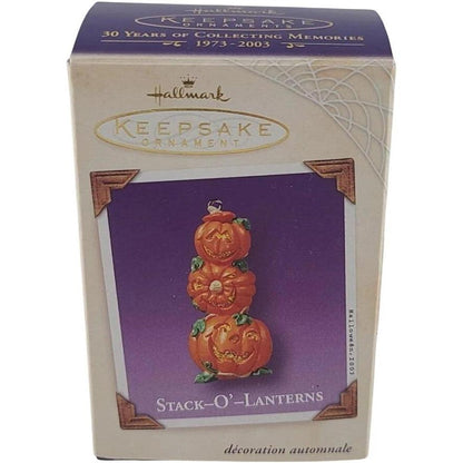 2003 Stack-O'-Lanterns Hallmark Ornament (Halloween) QFO6049