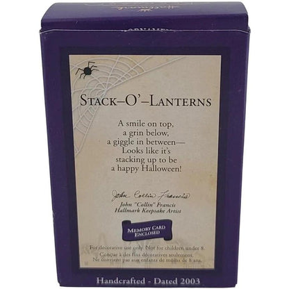 2003 Stack-O'-Lanterns Hallmark Ornament (Halloween) QFO6049