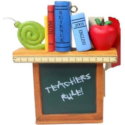 2003 Teachers Rule Hallmark Ornament (Teacher) QXG8629