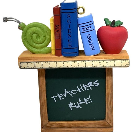 2003 Teachers Rule Hallmark Ornament (Teacher) QXG8629