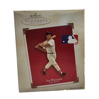 2003 Ted Williams, Boston Red Sox Hallmark Ornament (At the Ballpark) QXI8397