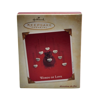 2003 Words of Love Hallmark Ornament (Heart) QXG8869