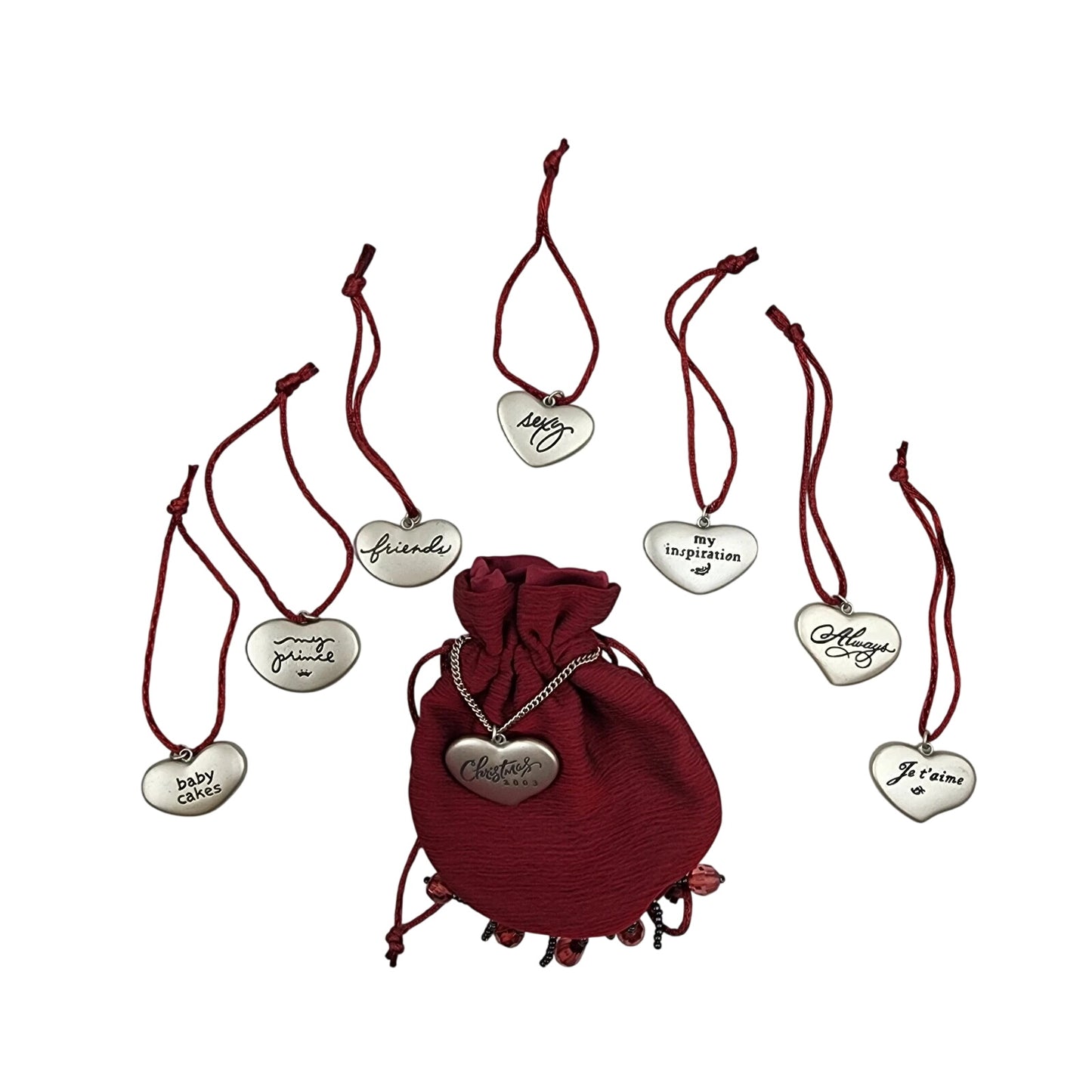 2003 Words of Love Hallmark Ornament (Heart) QXG8869