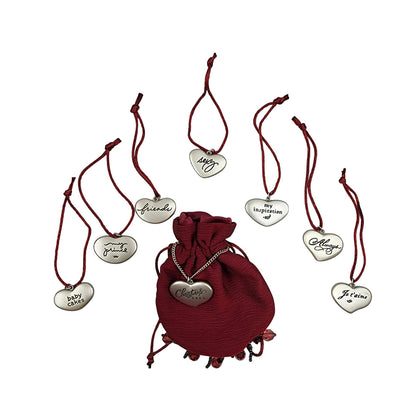 2003 Words of Love Hallmark Ornament (Heart) QXG8869