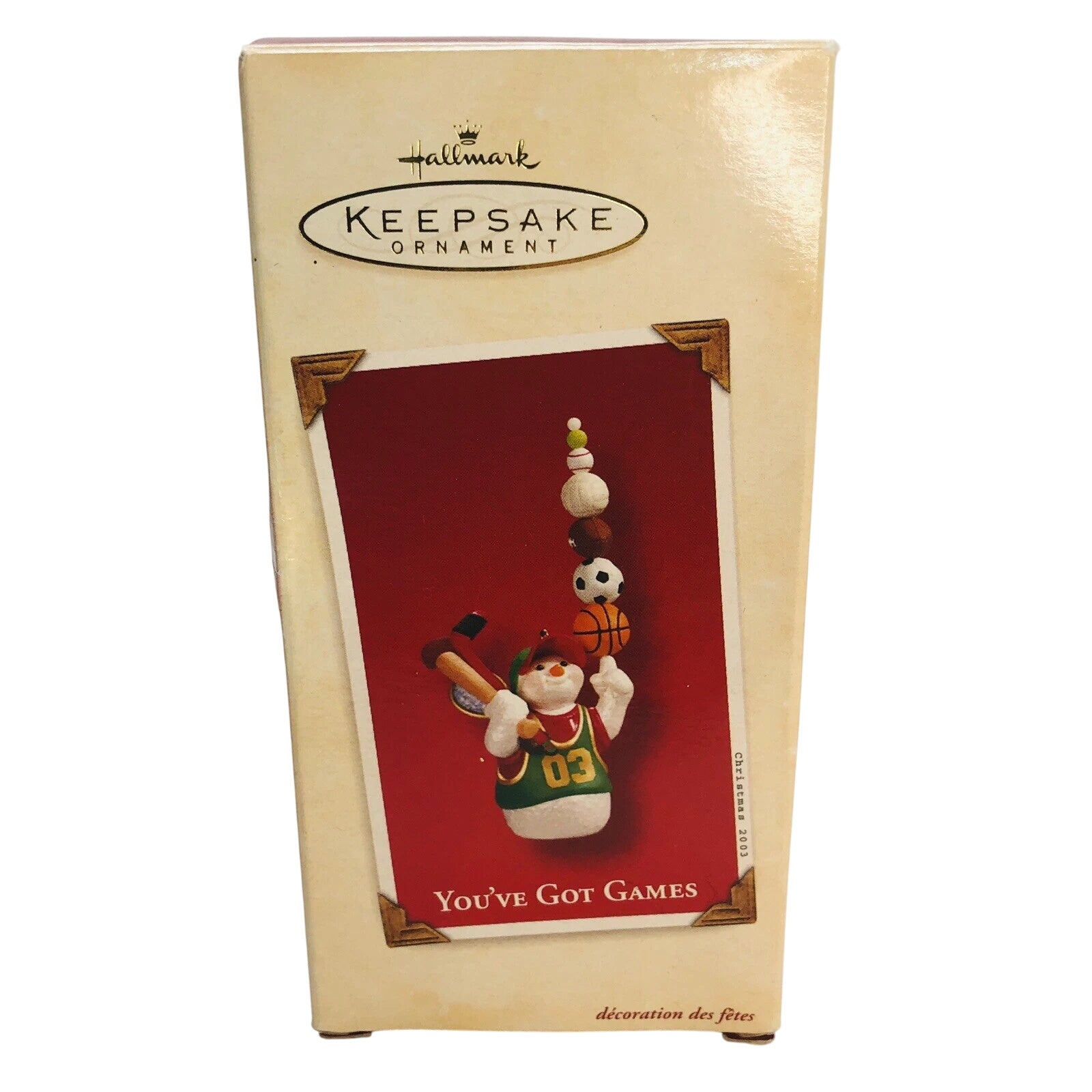 2003 You've Got Games Hallmark Ornament (Sports & Activities) QXG8627