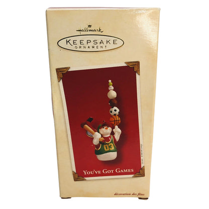 2003 You've Got Games Hallmark Ornament (Sports & Activities) QXG8627
