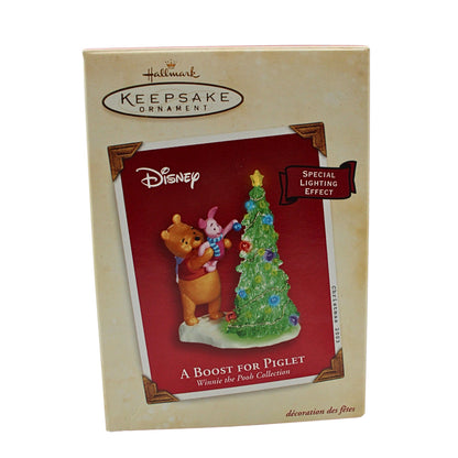 2003 A Boost for Piglet Hallmark Ornament (Winnie the Pooh) QXD5069