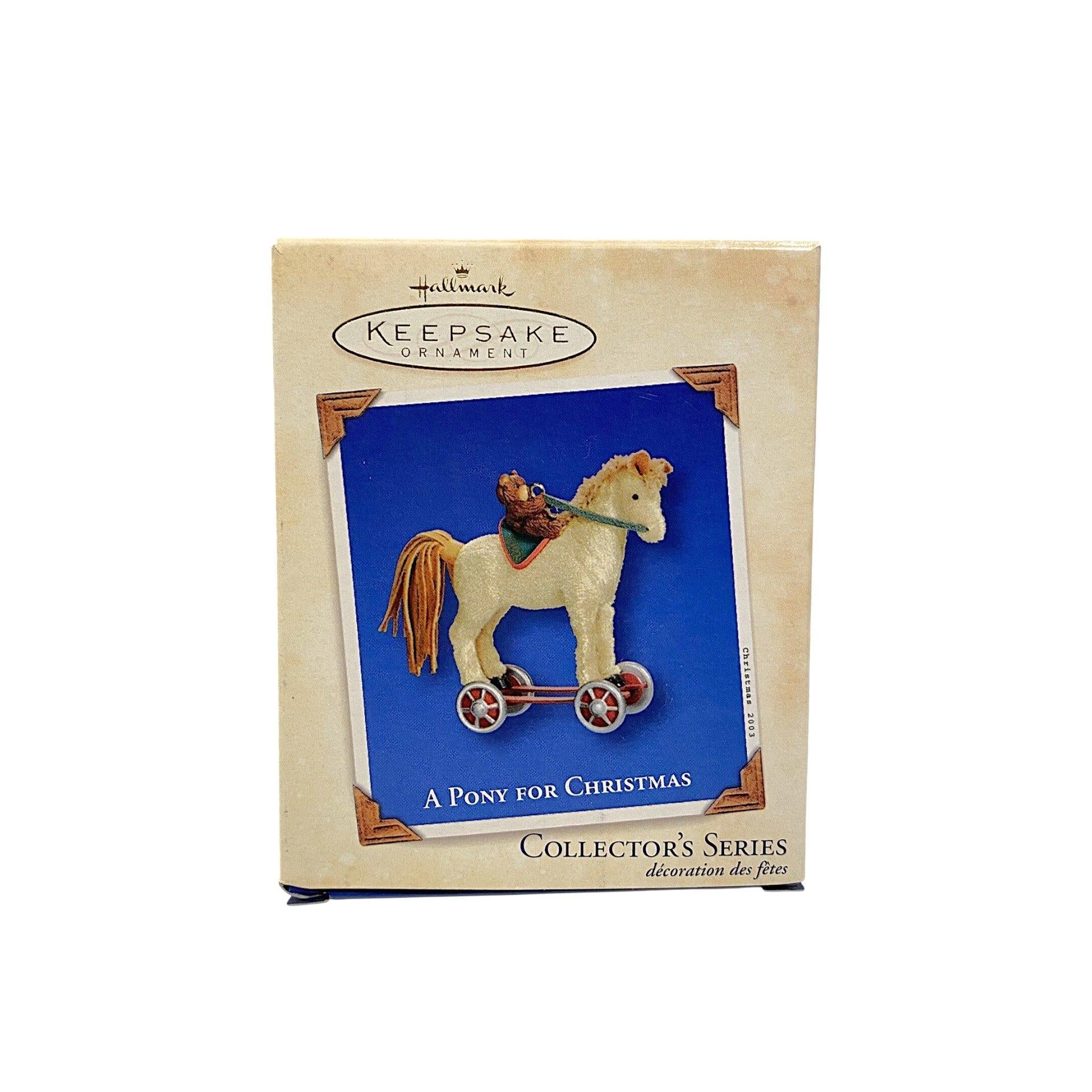 2003 A Pony for Christmas Hallmark Ornament (A Pony for Christmas) QX8229 Image2
