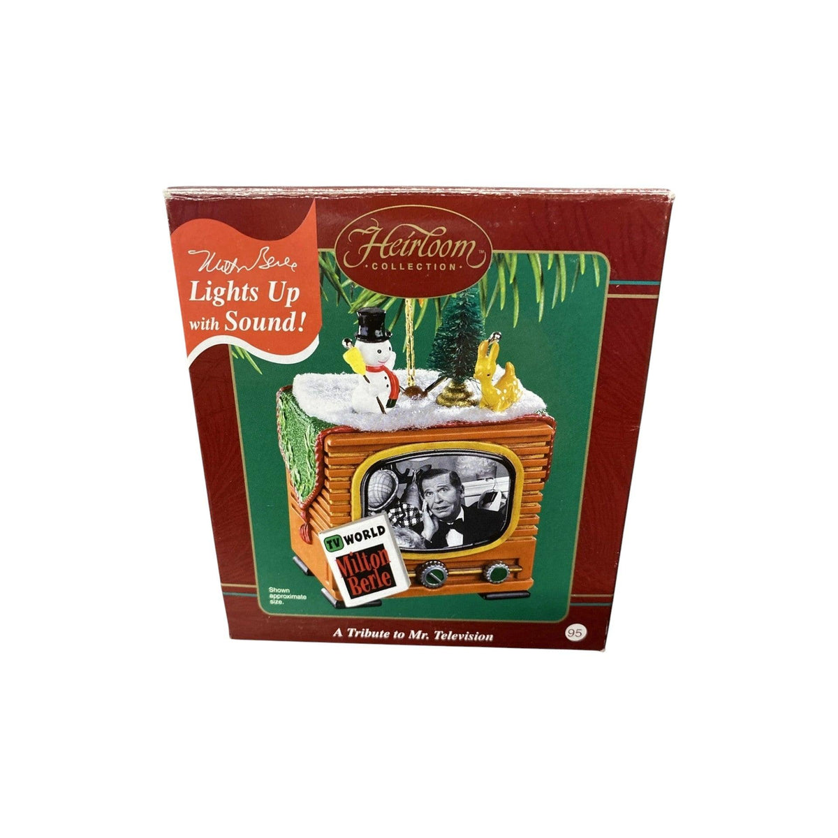 2003 A Tribute to Mr. Television — TV World Milton Berle Carlton Cards Heirloom Ornament CXOR-107J Image2