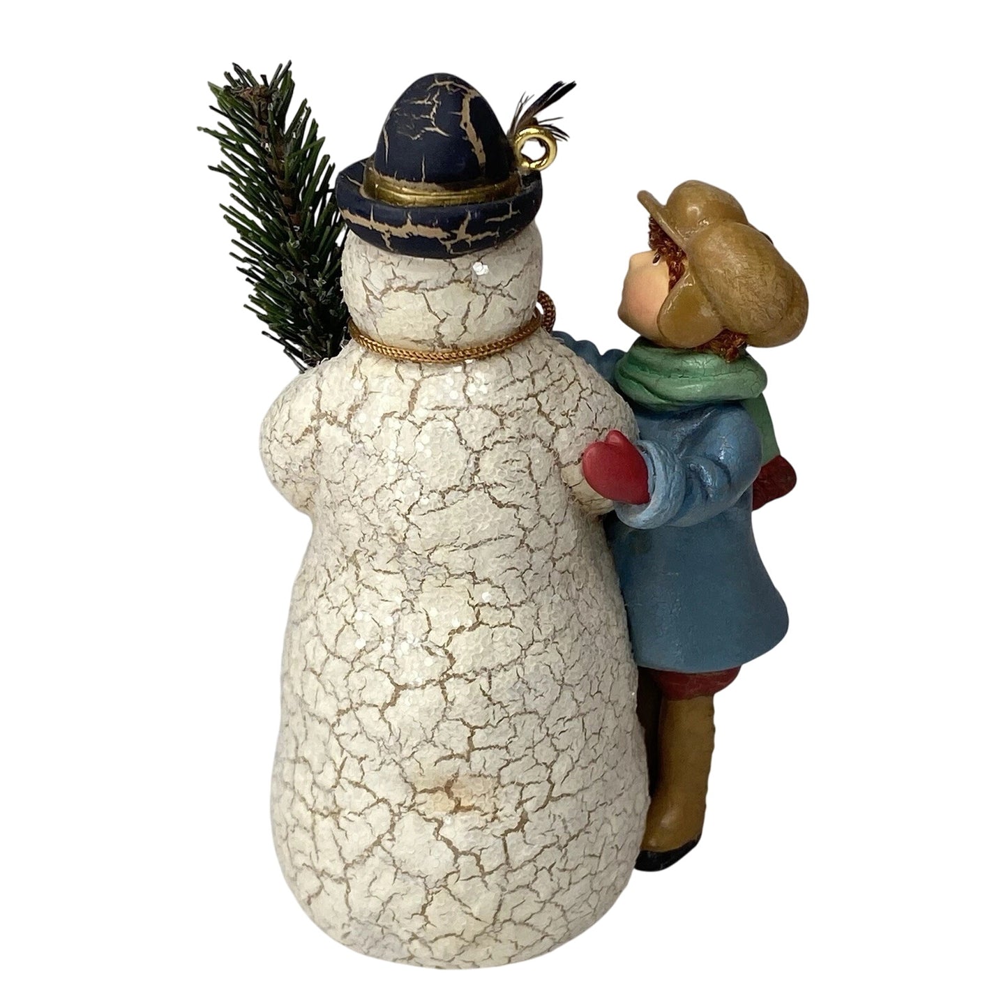 2003 A Very Merry Snowman Hallmark Ornament (A Visit From Santa) QP1417 Image3