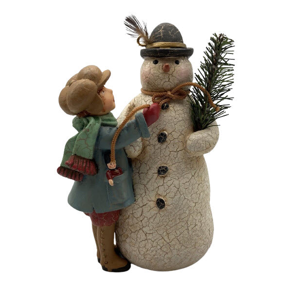 2003 A Very Merry Snowman Hallmark Ornament (A Visit From Santa) QP1417