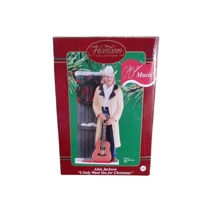 2003 Alan Jackson “I Only Want You for Christmas” (Music) Carlton Cards Heirloom Ornament CXOR-196J Image2