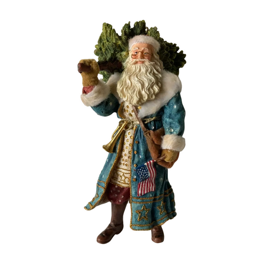 2003 American Patriot Santa Hallmark Ornament (Santa Claus) QXG2549 Image1